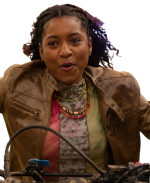 Carlacia Grant Outer Banks Cleo Brown Jacket - Image 5